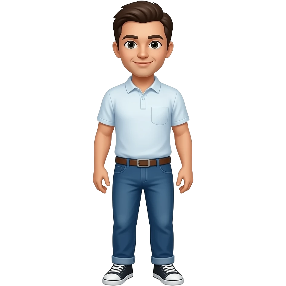 A white person full body emoji