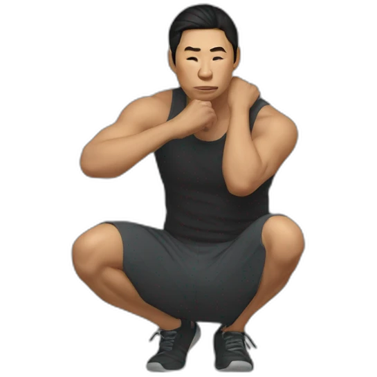 Asian Squat emoji