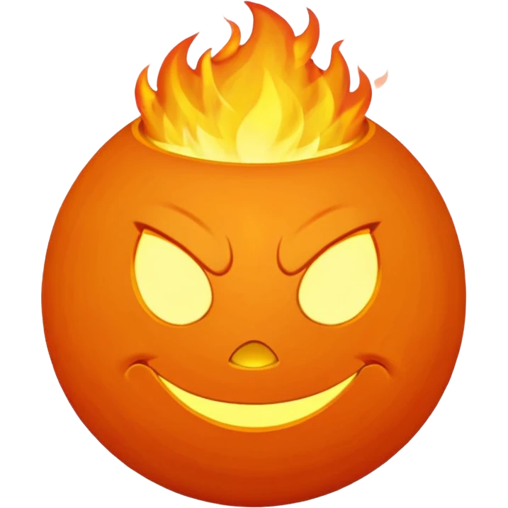 fireballs no face emoji