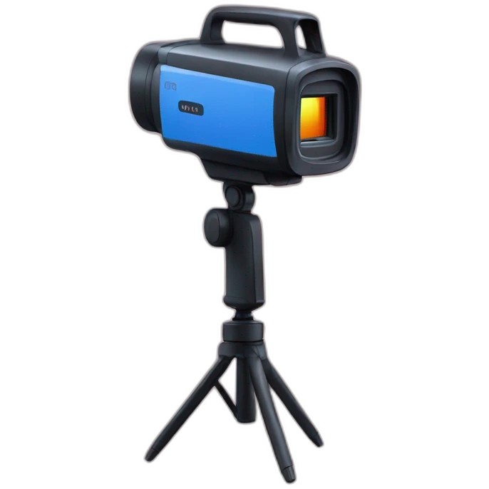 Infrared thermal imaging camera emoji