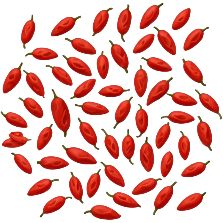 dried goji berrie emoji