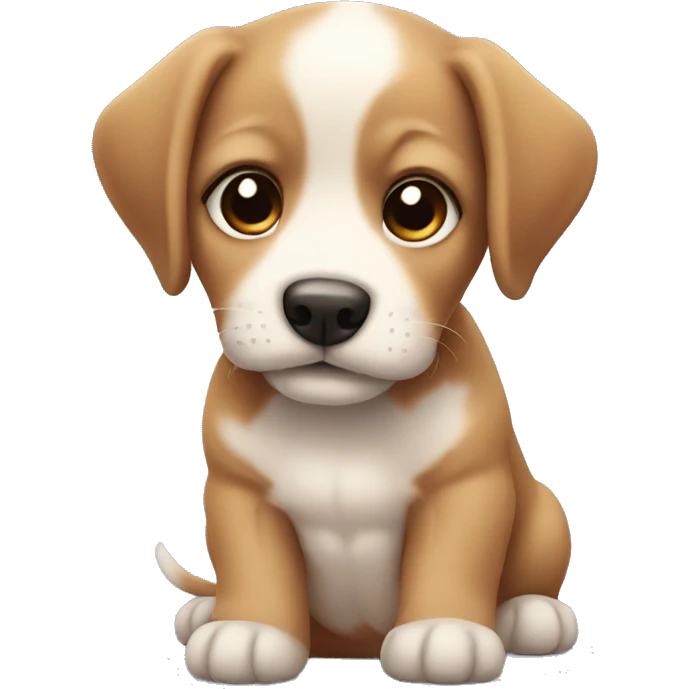Cute puppy  emoji