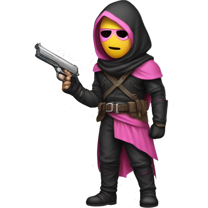 Pink assassin emoji
