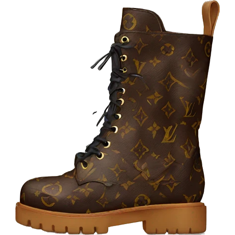 Louis Vuitton boots emoji