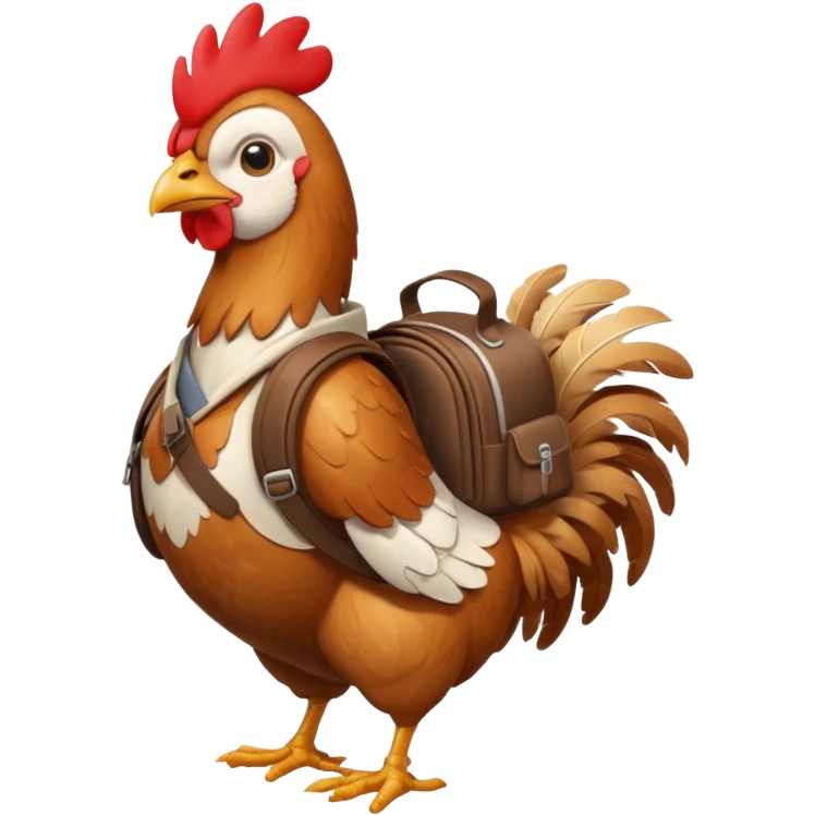 Chicken adventurer emoji