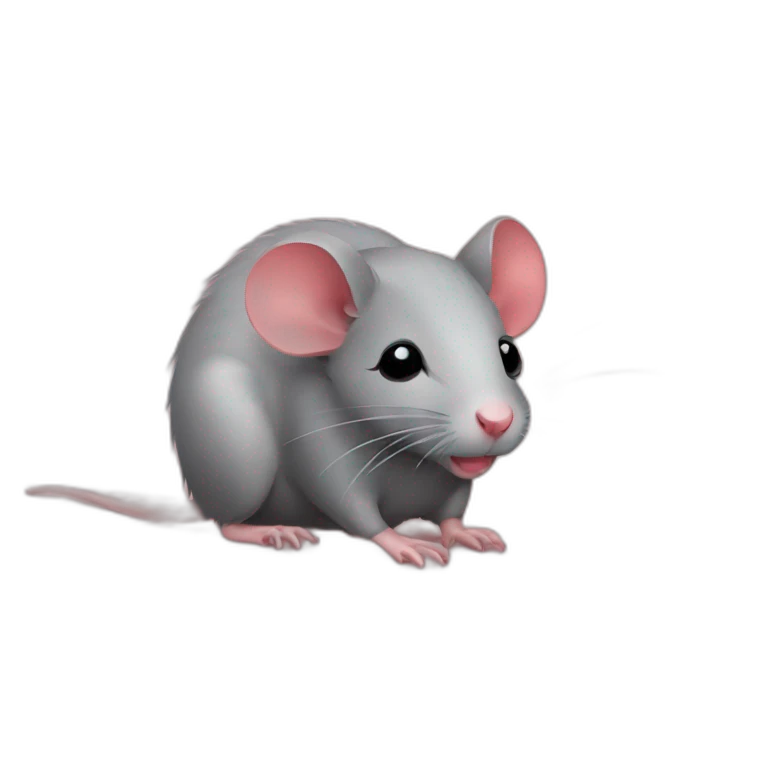 Rat red love emoji