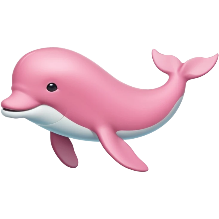 Pink beluga whale  emoji