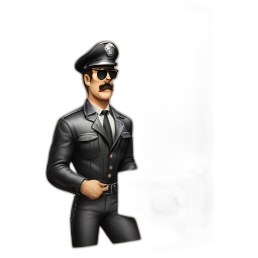 Tom of Finland handles a box emoji