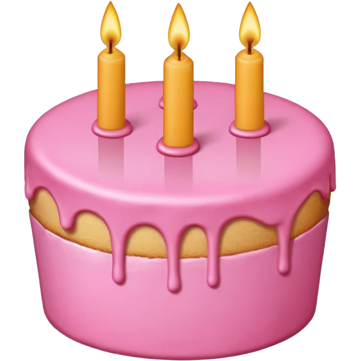pink cake emoji