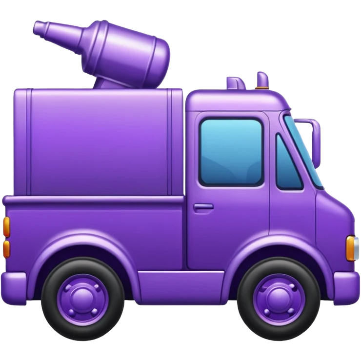 purple truck emoji emoji