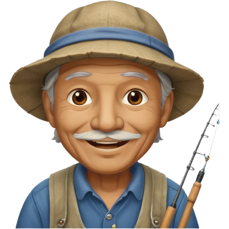 old nice fisherman emoji