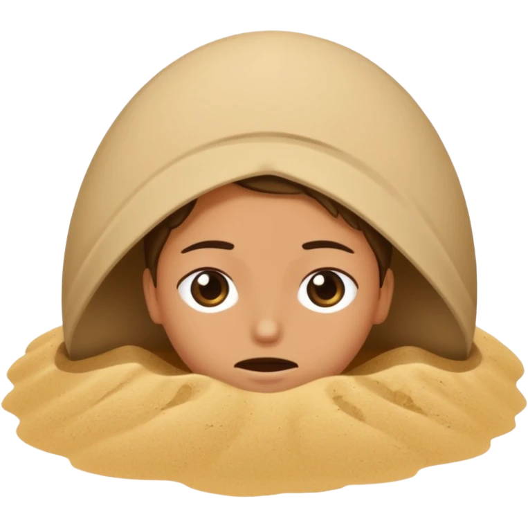 Bury head in sand emoji
