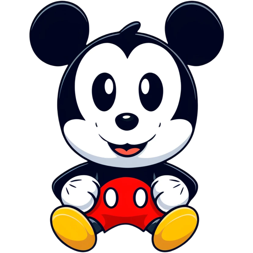 Mickey Mouse emoji