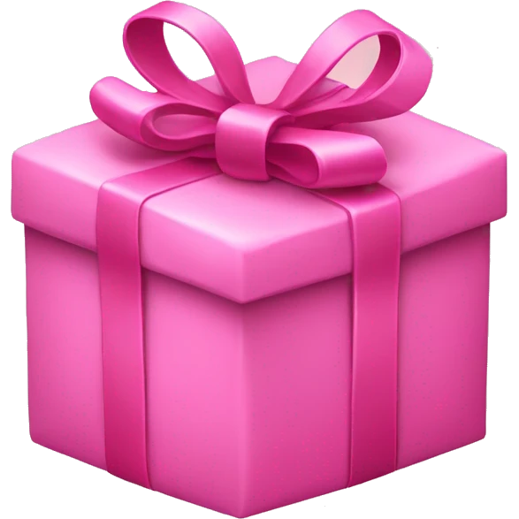 Pink present emoji