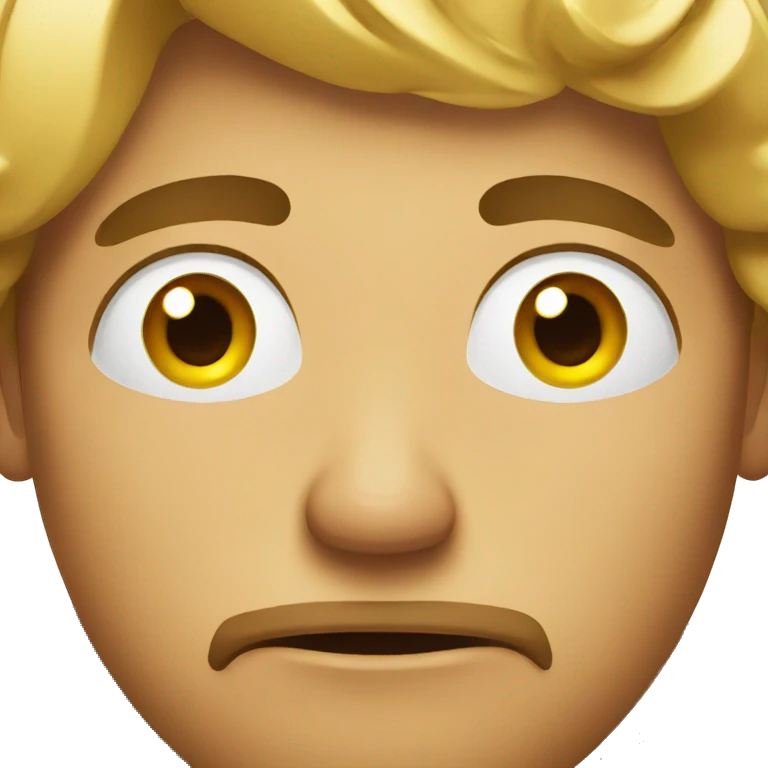 Disappointed face emoji