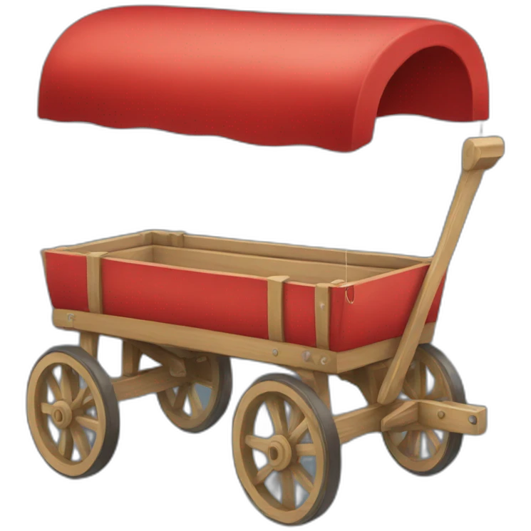 Red wagon emoji