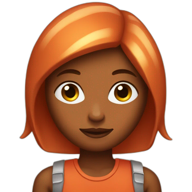 a planet mars if it would be a woman emoji