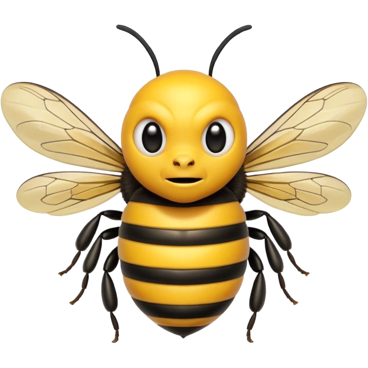 angry bee emoji