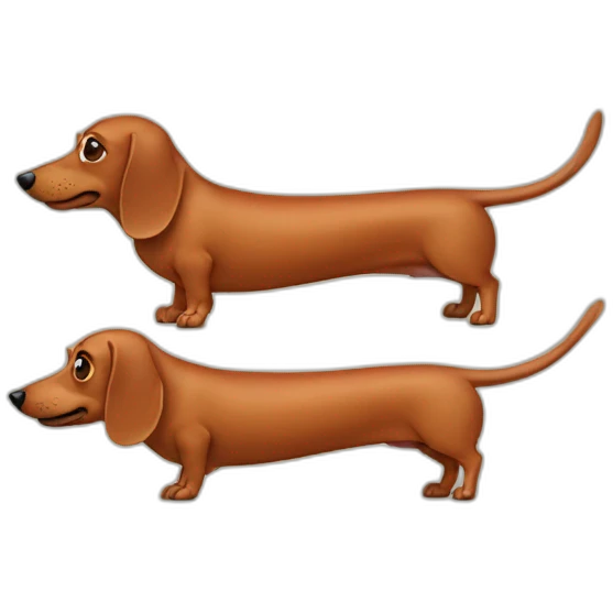 Wiener dog emoji