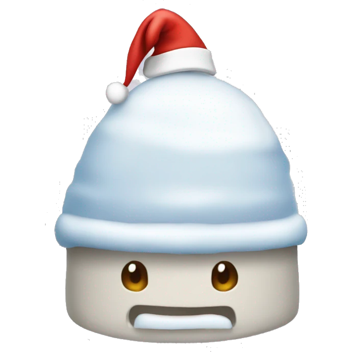 igloo xmas santa hat emoji