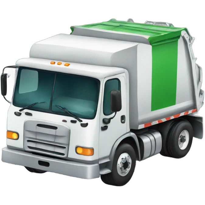 Garbage truck emoji