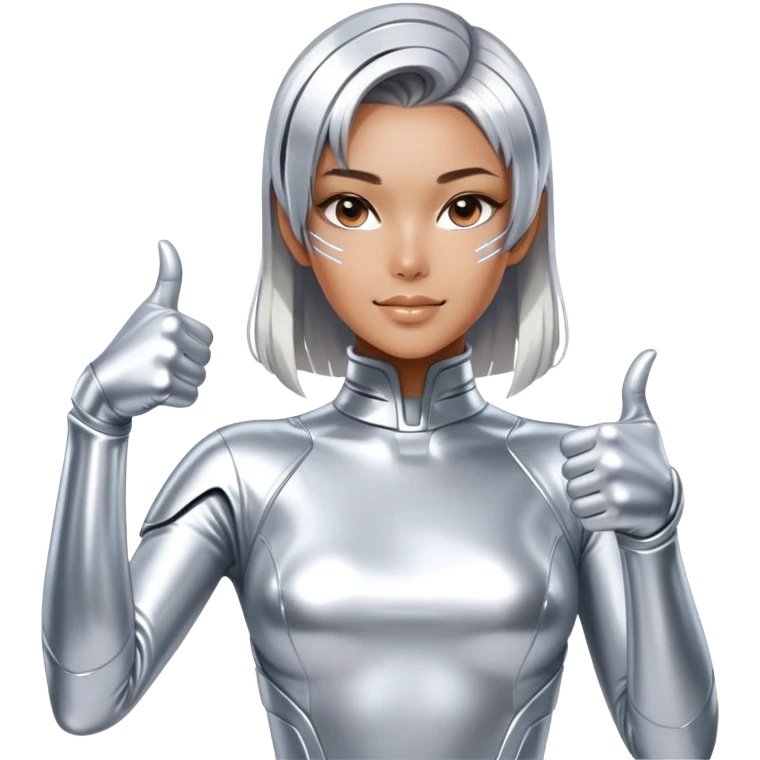 sorayama thumbs up emoji