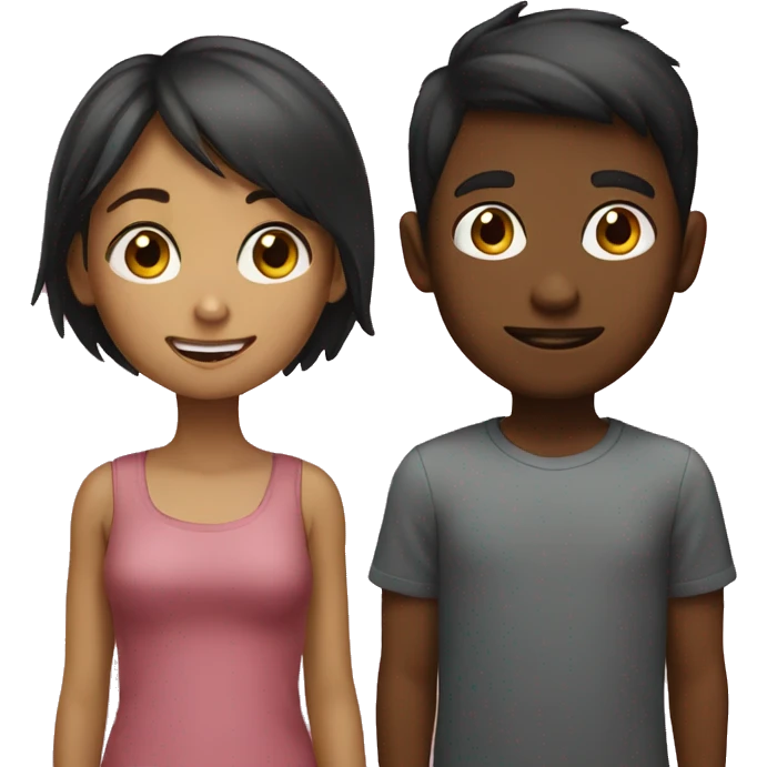 Girl and boy  emoji
