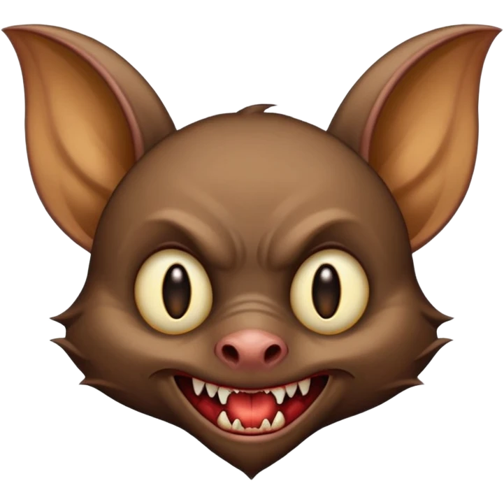 Vampire bat emoji