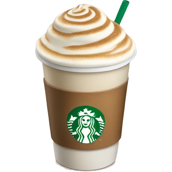 Starbucks coffee latte emoji