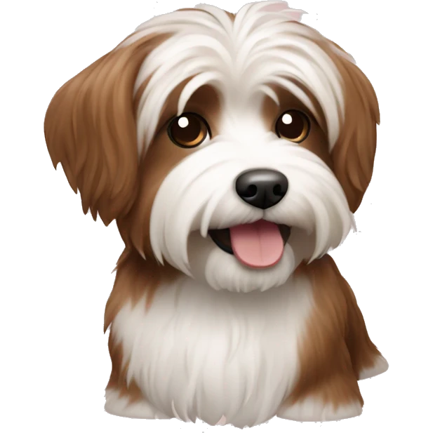 Havanese dog red emoji