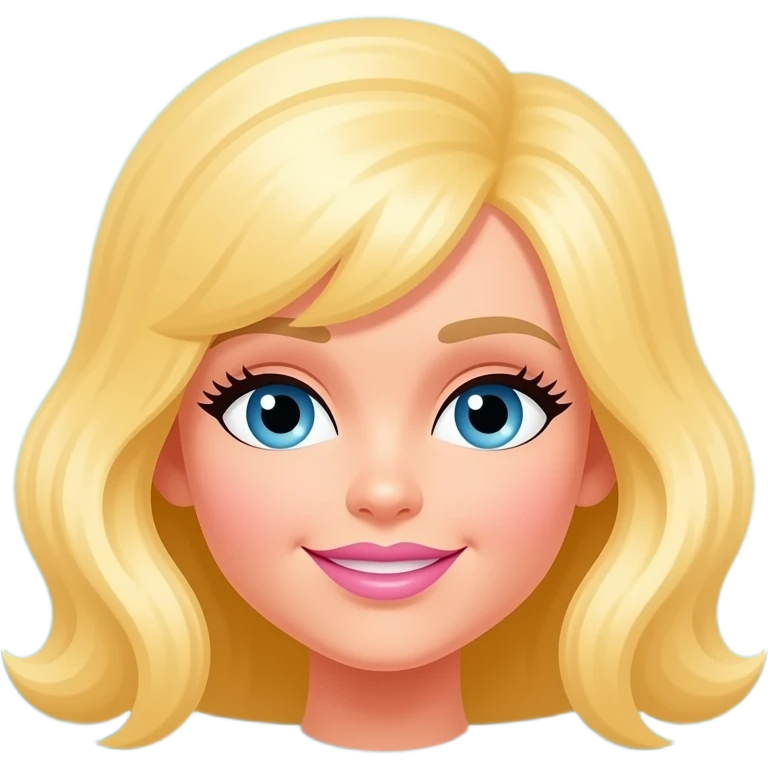 blue yellow Receipt / bill facial etc inspired by Barbie colour pallete emoji