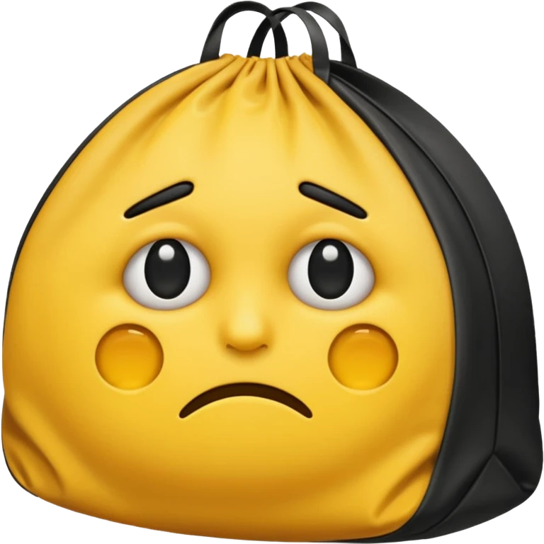 Tired emoji with black bags under eyes emoji