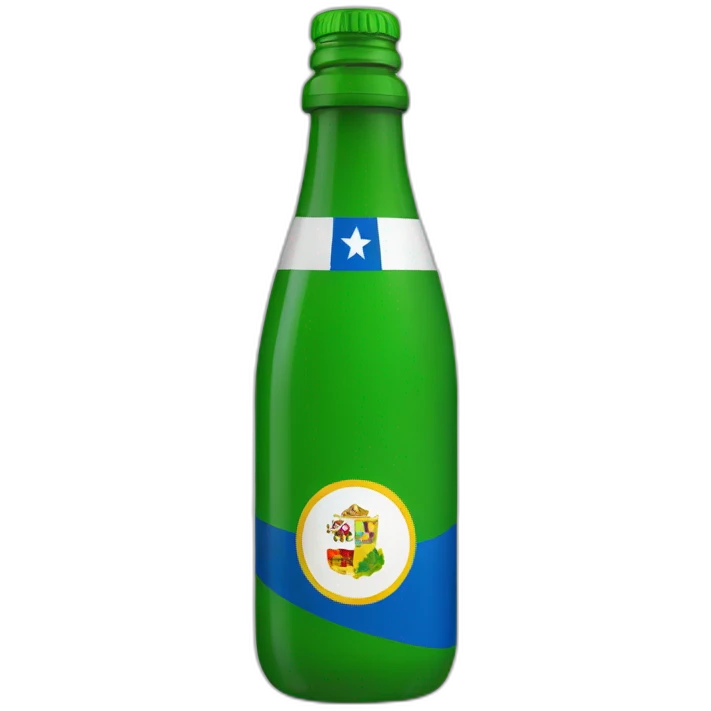 bottle-green-asturias-flag emoji