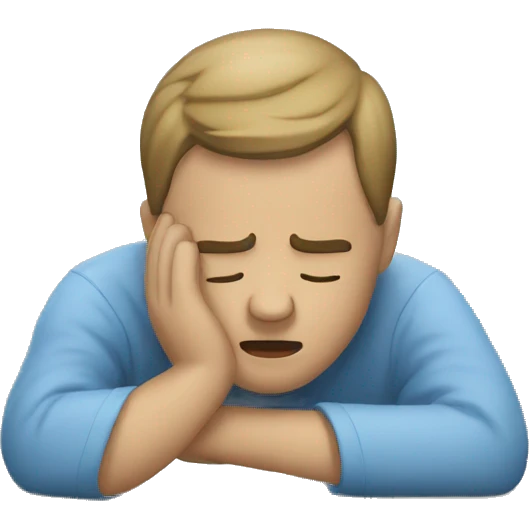 Un homme qui pleure emoji