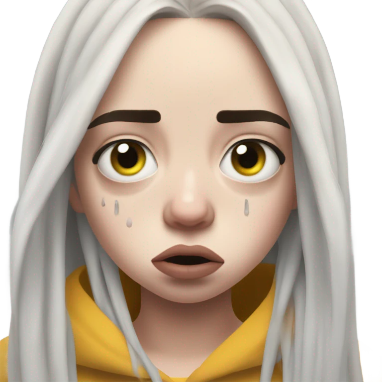 Billie eilish crying  emoji