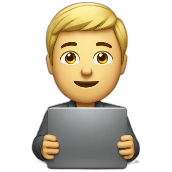 working on pc emoji