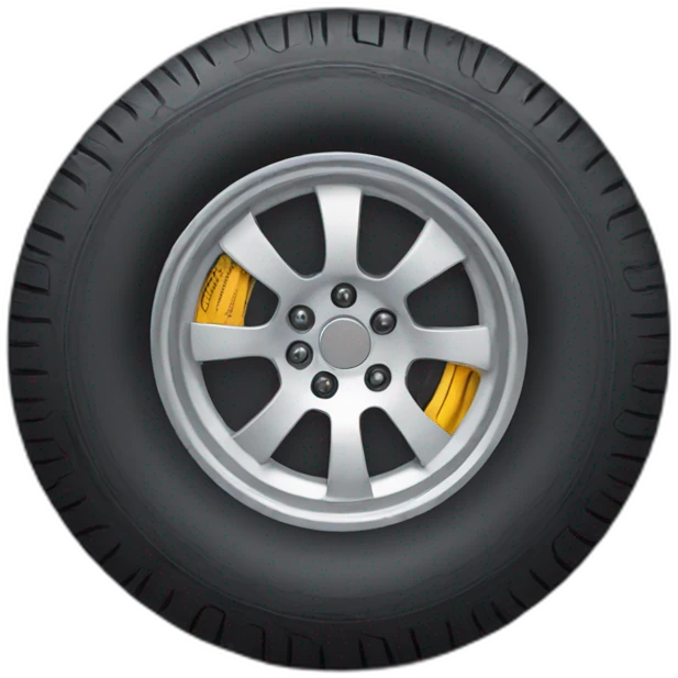 Flat tire emoji