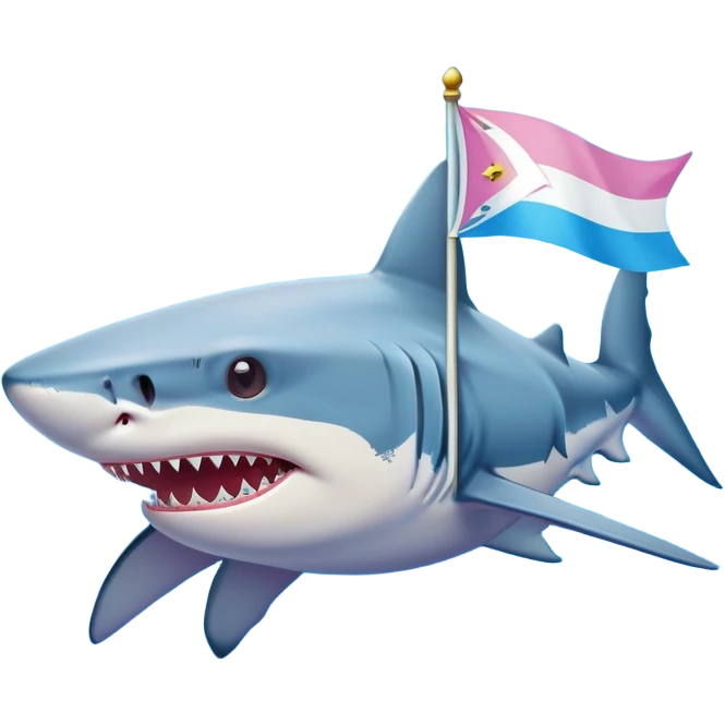 🦈🏳️‍⚧️ emoji