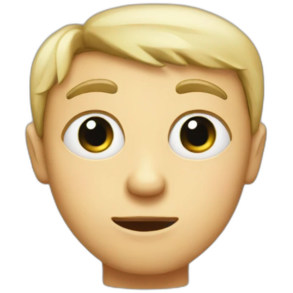 One-eyed boy emoji