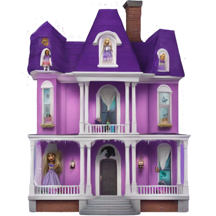 Barbie’s 9 story tall haunted dream mansion  emoji