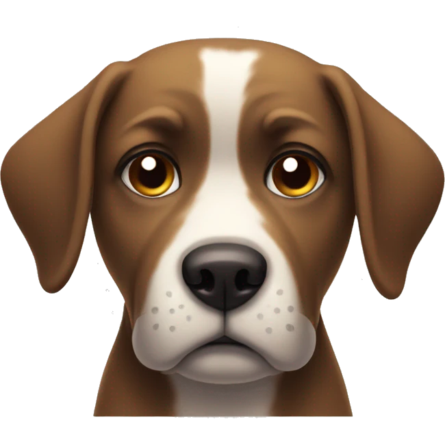 Sad dog emoji