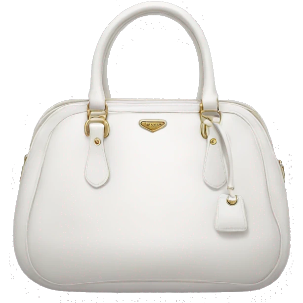 white prada bag emoji