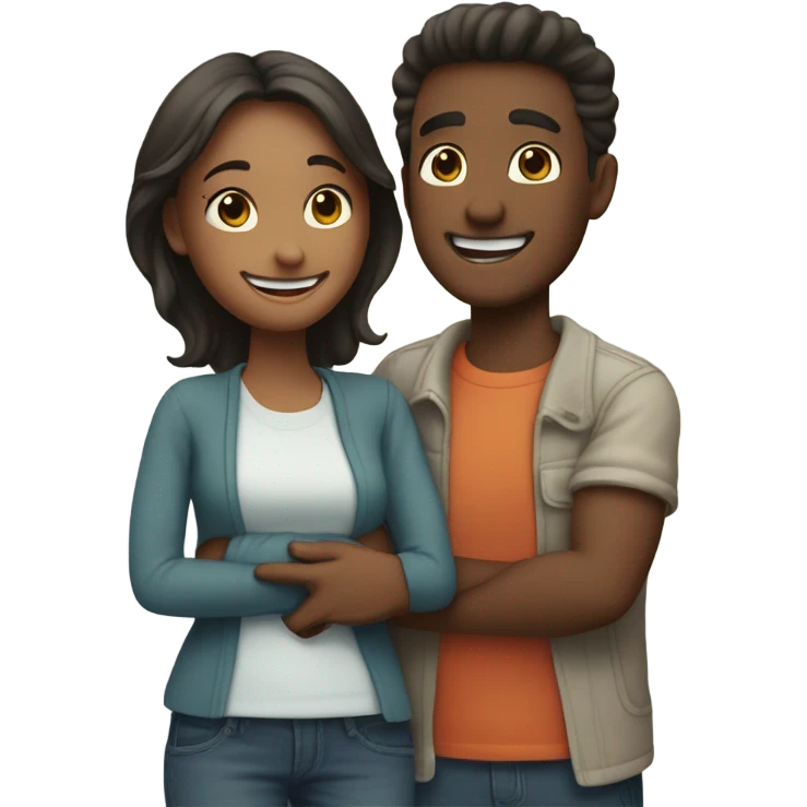Happy couple emoji