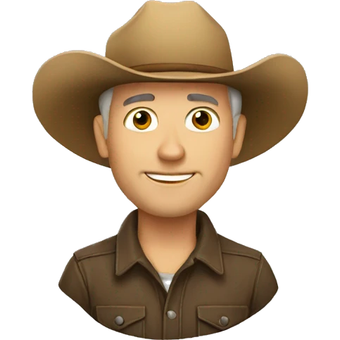 texan white man emoji
