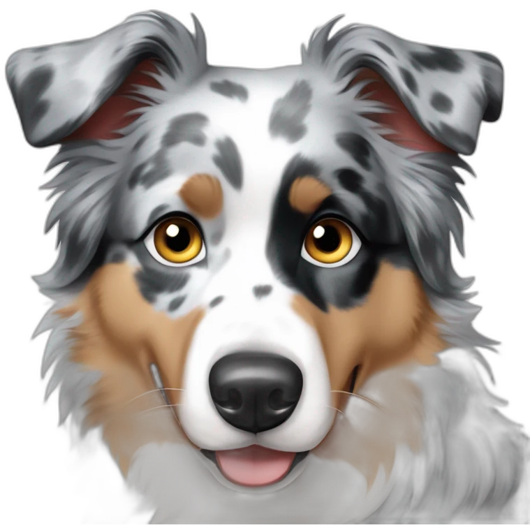 blue merle australian-shepherd emoji