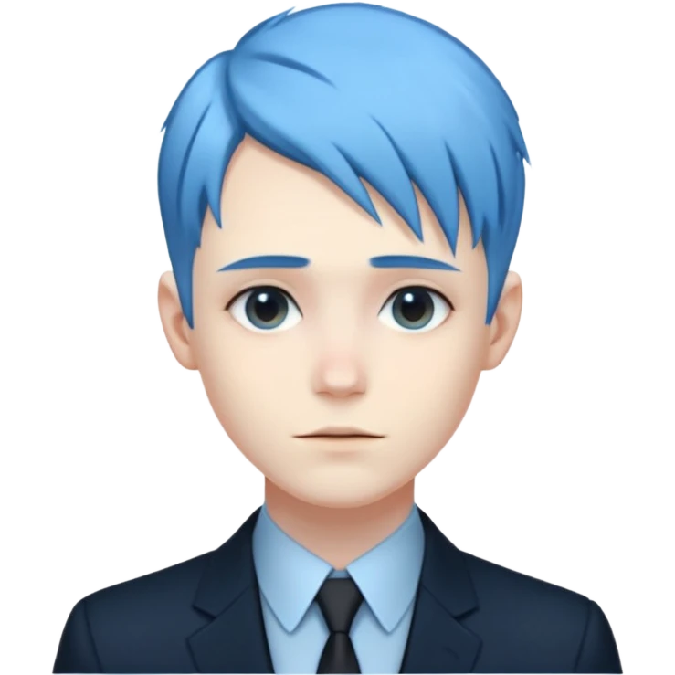 ethereal-pastel-transparent-translucent-gorgeous-spectral-dark-greyish-blue-whitish-gloomy-spectral-poltergeist-man-with-blue-hair-with-a-beautiful-black-suit emoji