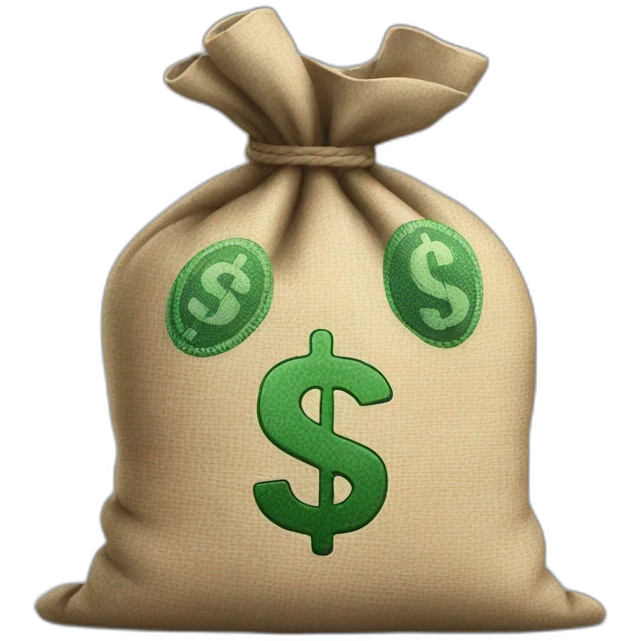 dollar sack emoji