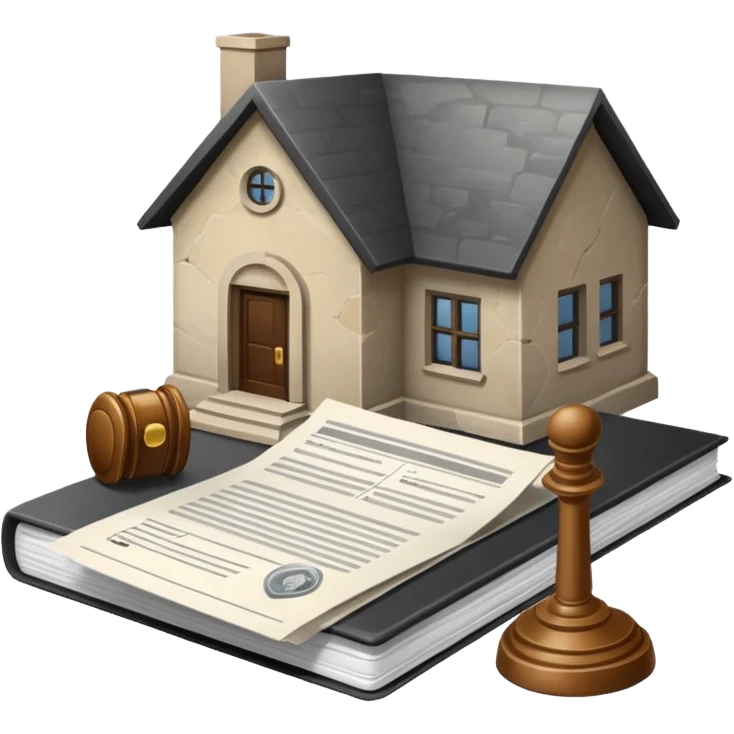 casa con tramites legales emoji