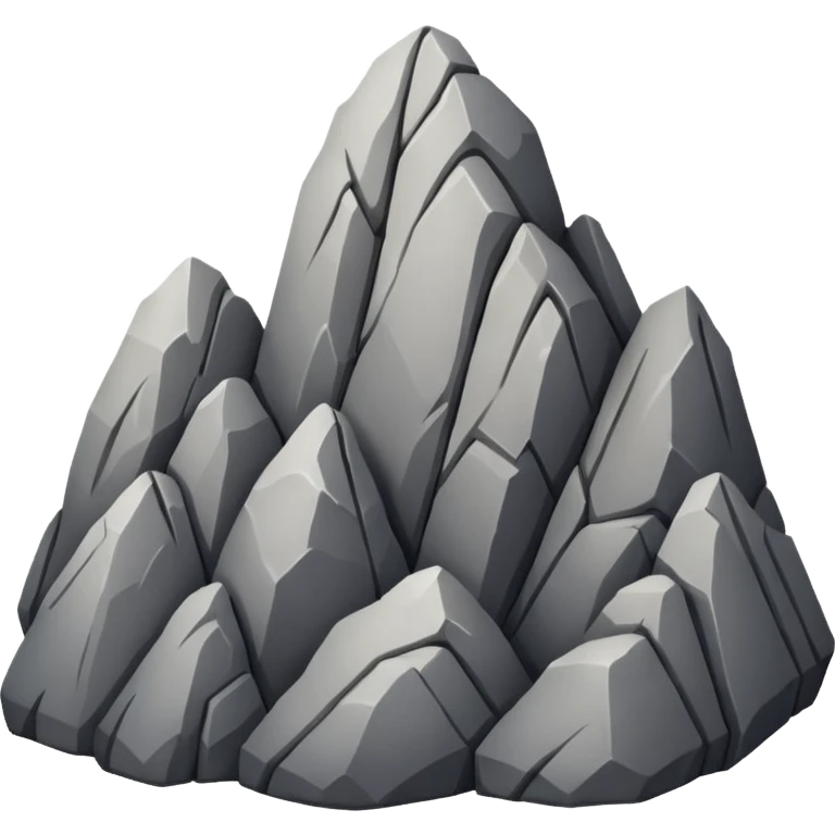 Rocky Mountain, only rock emoji