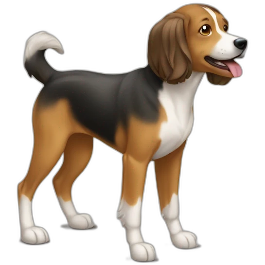 Chien sur cheval emoji